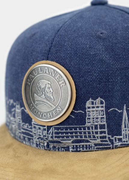 Cap "Paulaner" - dunkelblau (Snapback)